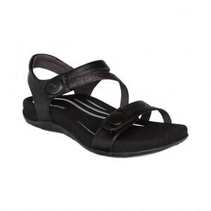 NEW AETREX women's jess sandal in black